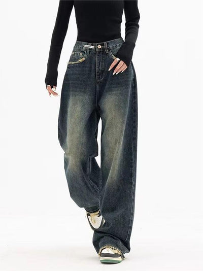 Vintage baggy jeans with a washed effect – a modern 90s look with a relaxed fit 1