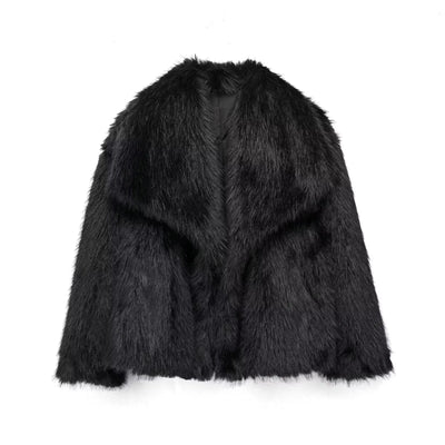 Womens Jacket - Faux Fur Cozy Outerwear for Chic Everyday Style and Special Occasions 9